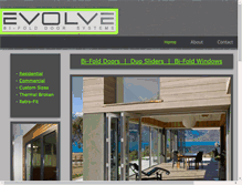Tablet Screenshot of evolvedoors.com